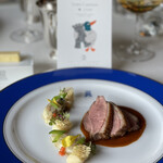 トゥールダルジャン - 幼鴨のロースト マレンゴソース バリグール風フヌイユとジャガイモのニョッキ