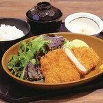 Okinawa pork loin cutlet set