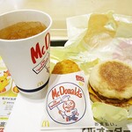 マクドナルド - ソーセージマフィンのヴァリューセット330円税込ｗ