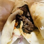 カフェ モアニ - 料理写真:牛肉＆野菜ロール　３７０円