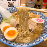 池田屋 - ①淡口らーめん(細麺)全部のせ1100円