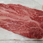 Tsukubaya Shouten - 和牛霜降り肉・780円/100g。