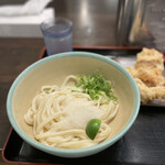 おにやんま - とり天おろし醤油¥520、麺0.5追加¥60