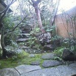 萩の茶屋 - 座った席から見えたお庭です