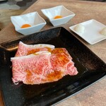 渋谷 和牛焼肉 USHIHACHI 極 - ロース肉セット