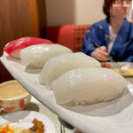 ホテル万惣 - 料理写真:真イカの握り