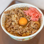すき家 - 料理写真:牛丼 特盛 御飯少な目 + たまご☆