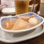 居酒屋 0番地 - ラーメン出汁を使用したおでん 盛り合わせ