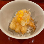 勢麟 - つゆ天丼〜ヨシエビと卵黄の天ぷらご飯
