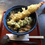 Mendo Koro Minamoto - 海老天そば　1850円