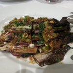 エスト! プロッシモ - 船橋石井農場産ラディッキオのオーブン焼き　ニンニクとピスタチオのソース