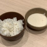 Hono Shizuku - 門前米おかわり＋出汁とろろ、165円