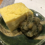 鮨匠 のむら - だし巻き玉子と薩摩揚げ