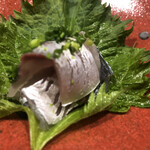 鮨匠 のむら - 真鯵の刺身