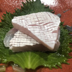 鮨匠 のむら - 3日寝かせた4kgのヒラマサの刺身