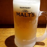 ももや - 生ビール中：490円