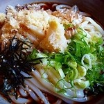しょうね家 - ＜2009年6月＞大盛りぶっかけうどんにつゆをかけたところ