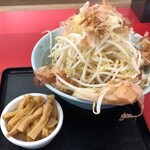 ラーメン もっけだの - 『汁なしヤサイマシマシ』+アプリスクラッチC賞のメンマ