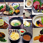 湊のやど汀家 - 夕食綜覧