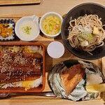 Kaisen Shokudou Uomori - うなぎ御膳 赤魚西京焼き（1750円）