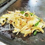 夢 - お隣のお客さんにおすそ分け後の野菜炒め！