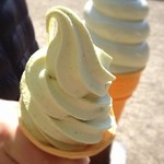 レストラン 大王 - 山葵アイスクリーム。山葵嫌いでも食べれる一品(^-^)/