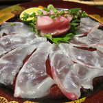 舞桜 - クエの刺身と大間のマグロ