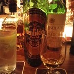 the BAR ACE - H25.2.25　　3杯目：こちらは5年物オールドボトル、トワイスで。