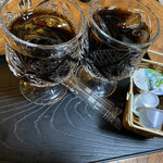 ながしま食堂 - パパと私はアイスコーヒー。母はホット