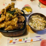 クラレット - 料理写真:「肉天重」540円税込み♫