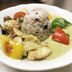 がばちょ - グリーンカレー（米）（630円）