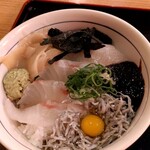 目利きの銀次 - 真鯛としらすの磯のり丼のｱｯﾌﾟ