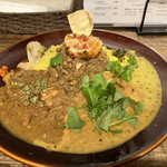 カレーショップ初恋 - 3種あいがけ