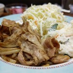お食事 文 - 生姜焼きアップ