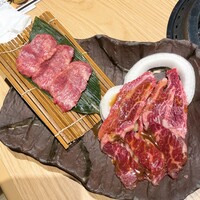 焼肉 淀屋橋 牛の膳 - 並タン・ハラミ・カルビ