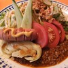 CHILI-CHILI - もりもり野菜の下にライスが…