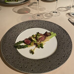 フォリオリーナ・デッラ・ポルタ・フォルトゥーナ - アスパラも美味しく。ゴルゴンゾーラは香るぐらい