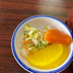 寿々喜 - 人参は味噌漬け！これが美味しい！