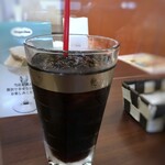 Cafe CLAIR - ◆アイスコーヒー（セット割引で、250円）。お味の感想を尋ねるのを忘れました。m(__)m