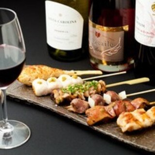 *Enjoy our proud wine and Grilled skewer *