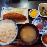 Ajidokoro Hamamasu - ほっけフライ定食　680円