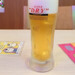 韓国料理 扶餘 - スーパードライ(生ビール)420円→350円(インスタフォローで)