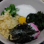 幌加内製麺 - 冷やしたぬきそばのアップ