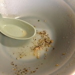 ラーメン 珍楽 - ノンストップで完食、完飲です。