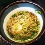 なか卯 - 鶏団子スープ