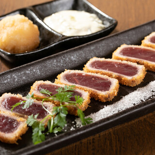 Enjoy our proud fresh fish! Seasonal sashimi, rare cutlets, rice dishes, etc.