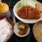 春夏秋冬わき田 - 本日のおすすめ「ロースカツ定食」大盛