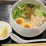 鶏白湯麺 蔭山樓 - 味玉鶏白湯塩そば　￥968