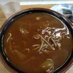 まるかつ - カレーそば（400円）