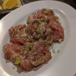 Tsuruhashi No Aji Sumibiyaki Horumon Tomochan - 鶏せせり 580円